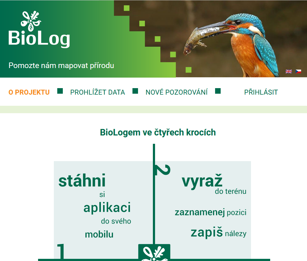 Podpořte ochranu přírody Ohrobce pomocí BioLog aplikace